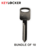 H75 | Metal Key | 10 x Ford / Lincoln / Mazda / Mercury | Keylocker