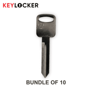 H75 | Metal Key | 10 x Ford / Lincoln / Mazda / Mercury | Keylocker