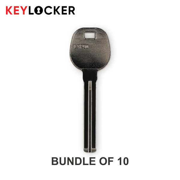 LXP90/KK10 | Metal Key | 10 x Hyundai / Kia / Lexus / Scion / Subaru / Toyota | Keylocker
