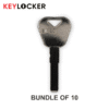 SIP22 | Metal Key | 10 x Dodge / Ferrari / Fiat / Jeep / Maserati | Keylocker
