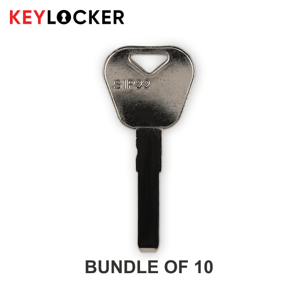 SIP22 | Metal Key | 10 x Dodge / Ferrari / Fiat / Jeep / Maserati | Keylocker