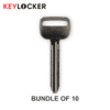 TR47 | Metal Key | 10 x Pontiac / Toyota | Keylocker
