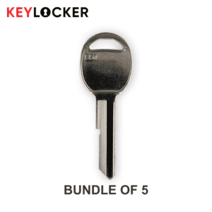 B51 | Metal Key | 5 x Beretta / Brougham / Camaro / Cimarron / Corvette / Impala / Monte Carlo / Trans Sport | Keylocker