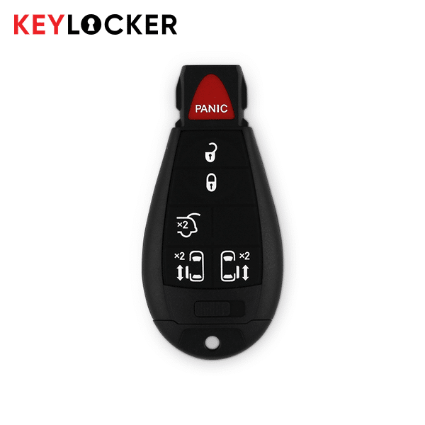 2008-2016 Chrysler Dodge / 6 Button Fobik / IYZ-C01C / M3N5WY783X / KeyLocker