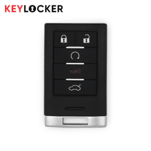 2008-2014 Cadillac CTS STS / 5 Button Smart Key / M3N5WY7777A / KeyLocker