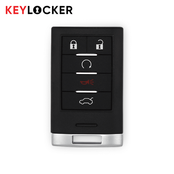 2008-2014 Cadillac CTS STS / 5 Button Smart Key / M3N5WY7777A / KeyLocker