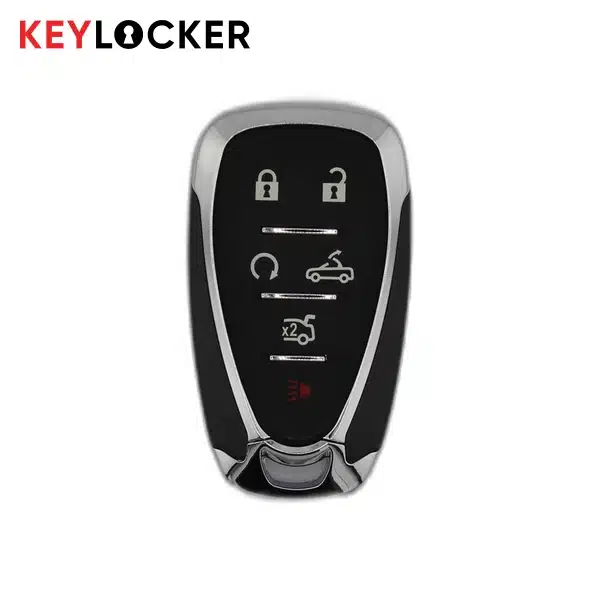 2016 - 2020 Chevrolet Camaro  | 1 Pcs Of 6 Buttons Smart Key | Chip ID46 Blade HU100 | KeyLocker