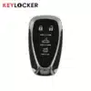 2016-2021 Chevrolet Camaro  | 1 Pcs Of 5 Buttons Smart Key | Chip ID46 Blade HU100 | KeyLocker